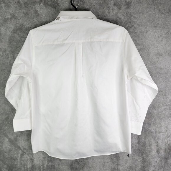 Mens White Geoffrey Beene Shirt Button Down Long Sleeve Size XL - Picture 4 of 7